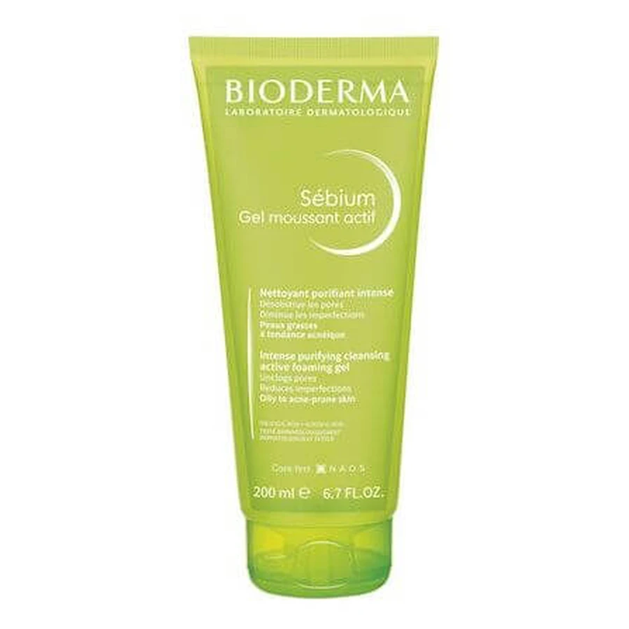 Bioderma | Sebium Gel Moussant Actif Intensiv reinigende Reinigung Aktiv schäumendes Gel 200ml