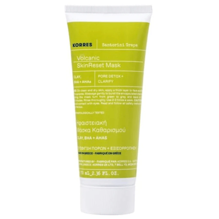 Korres | Santorini Grape Volcanic SkinReset Mask Volcanic Facial Cleansing Mask | 70ml