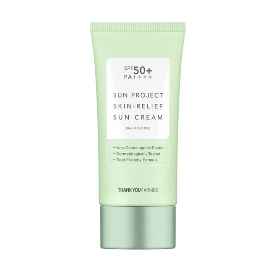 Dank u Farmer | Sun Project Skin Relief Zonnecrème SPF50+ | Sun Project Skin Relief Zonnecrème SPF50+ | 50ml