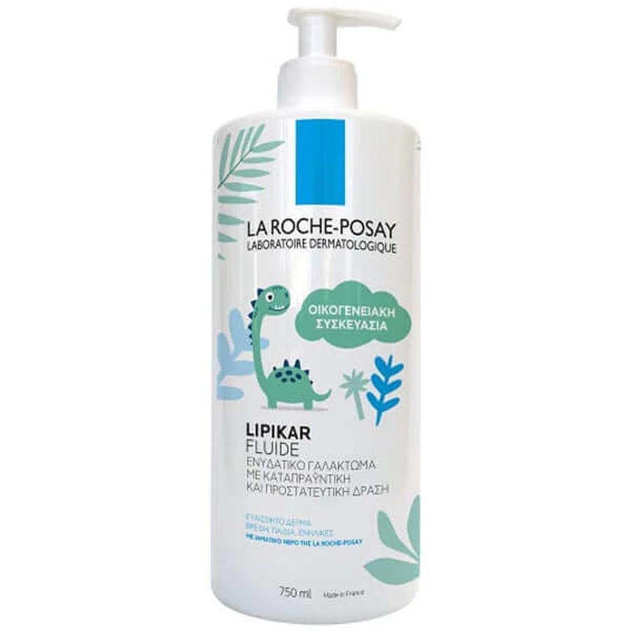 La Roche-Posay Lipikar Fluide Hydraterende Emulsie voor de droge/ atopische huid Bonuspakket met 350 ml geschenk 750 ml