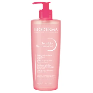 Bioderma | Sensibio Gel Moussant | Reinigt en verwijdert make-up | 500ml