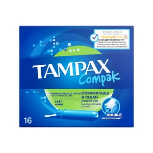 Tampax | Compak Super Tampons mit Applikator | 16 St.