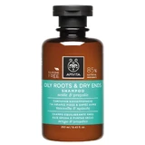 Apivita | Ausgleichendes Shampoo für fettige Wurzeln und trockene Augen mit Brennnessel & Brennnessel? Propolis | 250ml