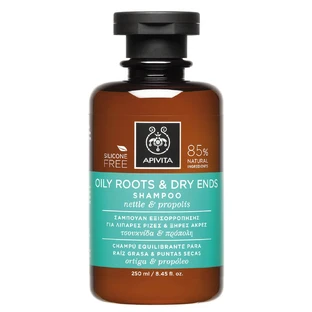 Apivita | Balancing Shampoo voor Vette Wortels en Droge Ogen met Brandnetel & Brandnetel? Propolis | 250ml
