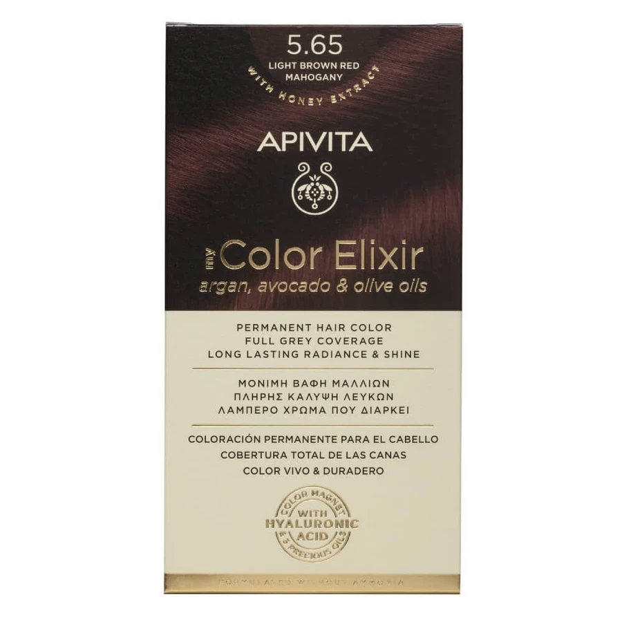 Apivita | My Color Elixir Permanent Hair Color No 5.65 Chestnut Light Red Maoni | 50ml
