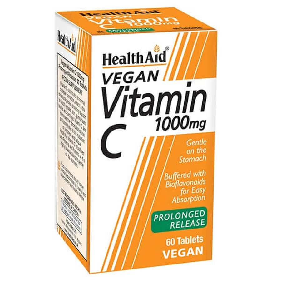 Health Aid | Vitamin C 1000mg Prolonged Release | Vitamin C Dietary Supplement | 60 tablets