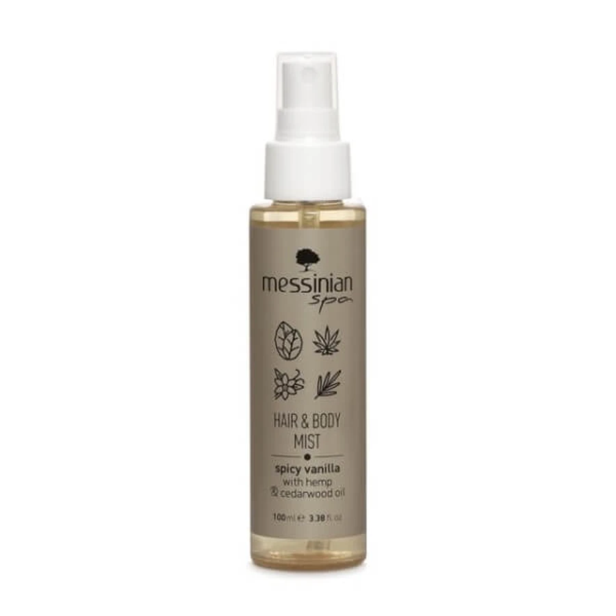 Messinian Spa | Haar- & Lichaamsnevel Spa Kruidige Vanille | 100ml