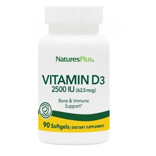 Natures Plus | Vitamin D3 2500 IU | 90softgels