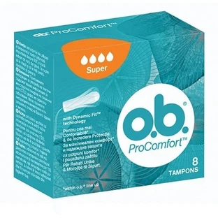 O.B | ProComfort Super High Flow Tampons | 8pcs