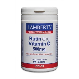 Lamberts | Rutina y Vitamina C 500 mg más Bioflavonoides | 90 comp.