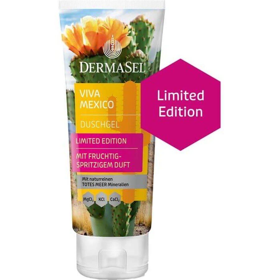 DERMASEL Gel douche Mer Morte Viva Mexico lim.Edit. 100 ml