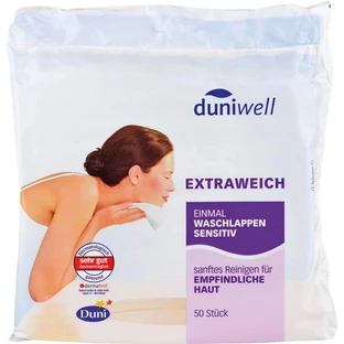 DUNIWELL Einmal Waschlappen sensitiv 50 St.