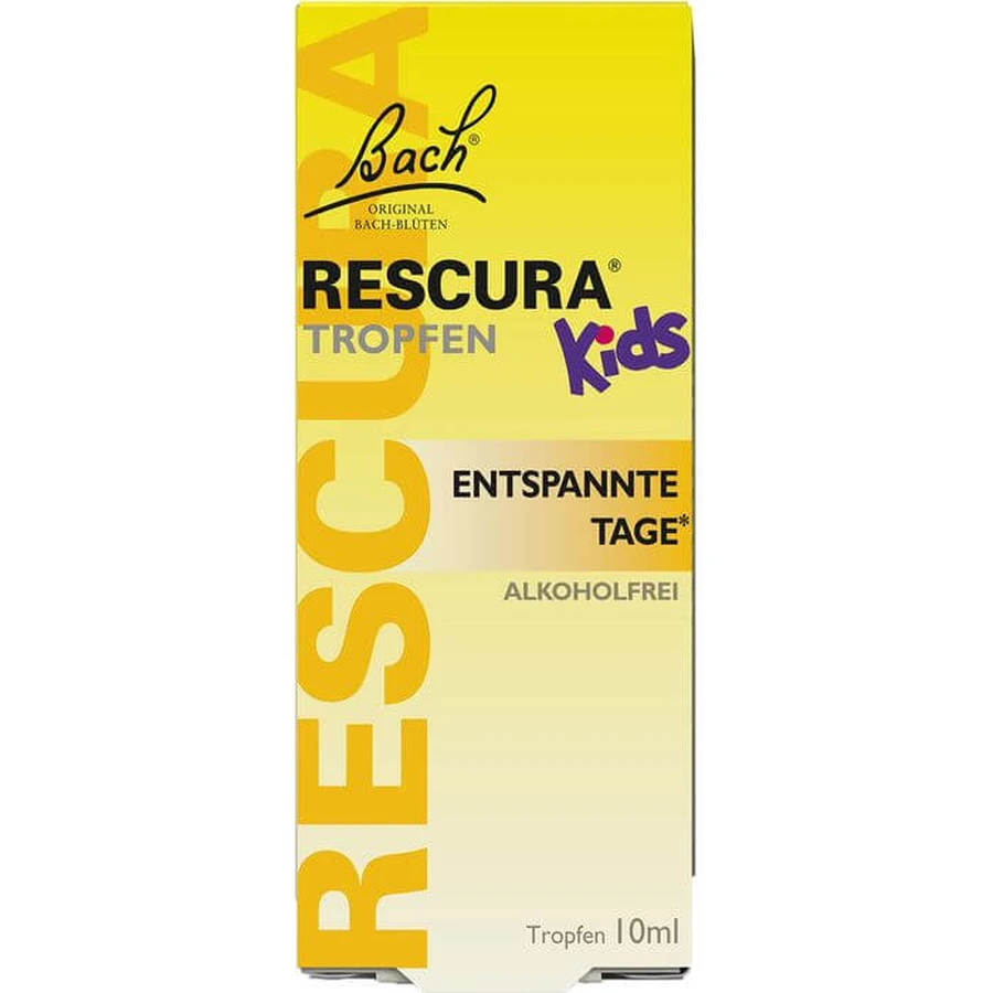 BACHBLÜTEN Rescura Kids picături fără alcool 10 ml