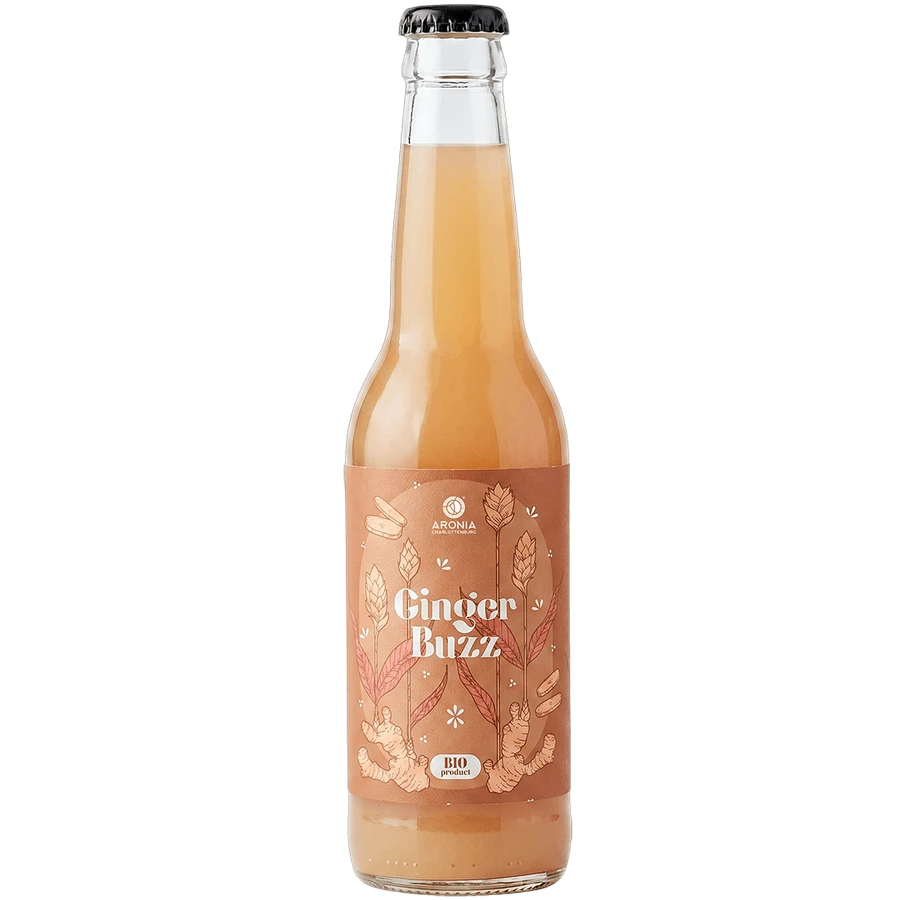 Ginger Buzz - Appel, gember en kurkuma sap 330ml ECO