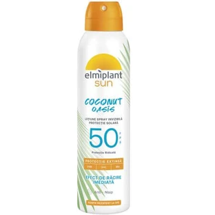 Sun Protection Spray Lotion SPF 50+ Coconut Oasis, 150 ml, Elmiplant Sun