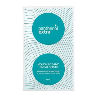 PANTHENOL Crème Exfoliante Extra Visage aux Granules de Lave Volcanique 2x8ml