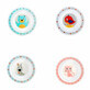 Ciotola di plastica, Animali carini, Canpol Babies