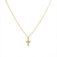 FARMA BIJOUX Hypoallergenic Gold Plated Necklace with Cross 40/45CM (BE1GX01)