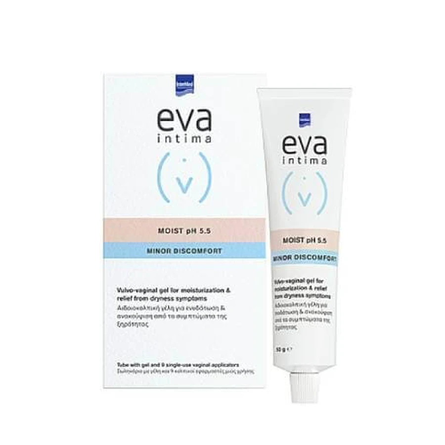 INTERMED Eva Intima Moist Minor Discomfort Aidiovaginal Gel pH 5.5