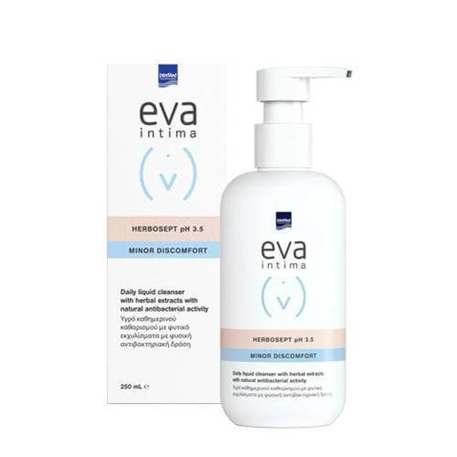 INTERMED Eva Eva Intima Minor Discomfort Herbosept pH3.5 Cleansing & Antimicrobial Protection of the Sensitive Area 250ml