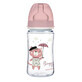 Biber&#243;n antic&#243;licos con cuello ancho Pp Bonjour Paris, 240 ml, rosa, Canpol