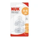 NUK First Choice+ Silicone Nipples No Colic Medium 0-6m 2 pcs.