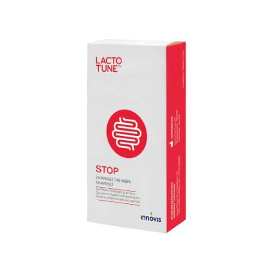 INNOVIS Lactotune Stop Complément alimentaire pour le traitement immédiat de la diarrhée 6 gélules