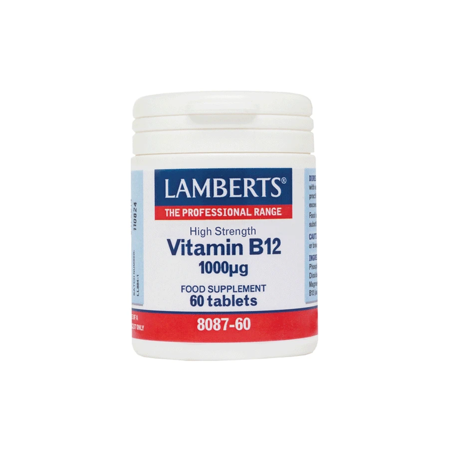 LAMBERTS Vitamin B12 1000μg 60 Tablets