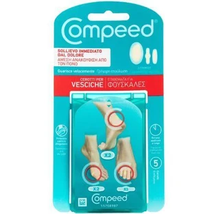 COMPEED Pads van verschillende maten voor blaren 5 stuks.