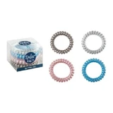 DALEE Haarspiraal Glitter Kinderlint Set Spiraal met Glitter 4 stuks.