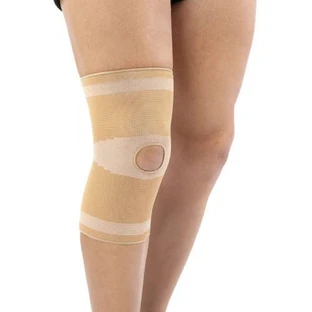 ANATOMIC HELP 1502 Simple knee pad with hole, Elastic Beige, Small