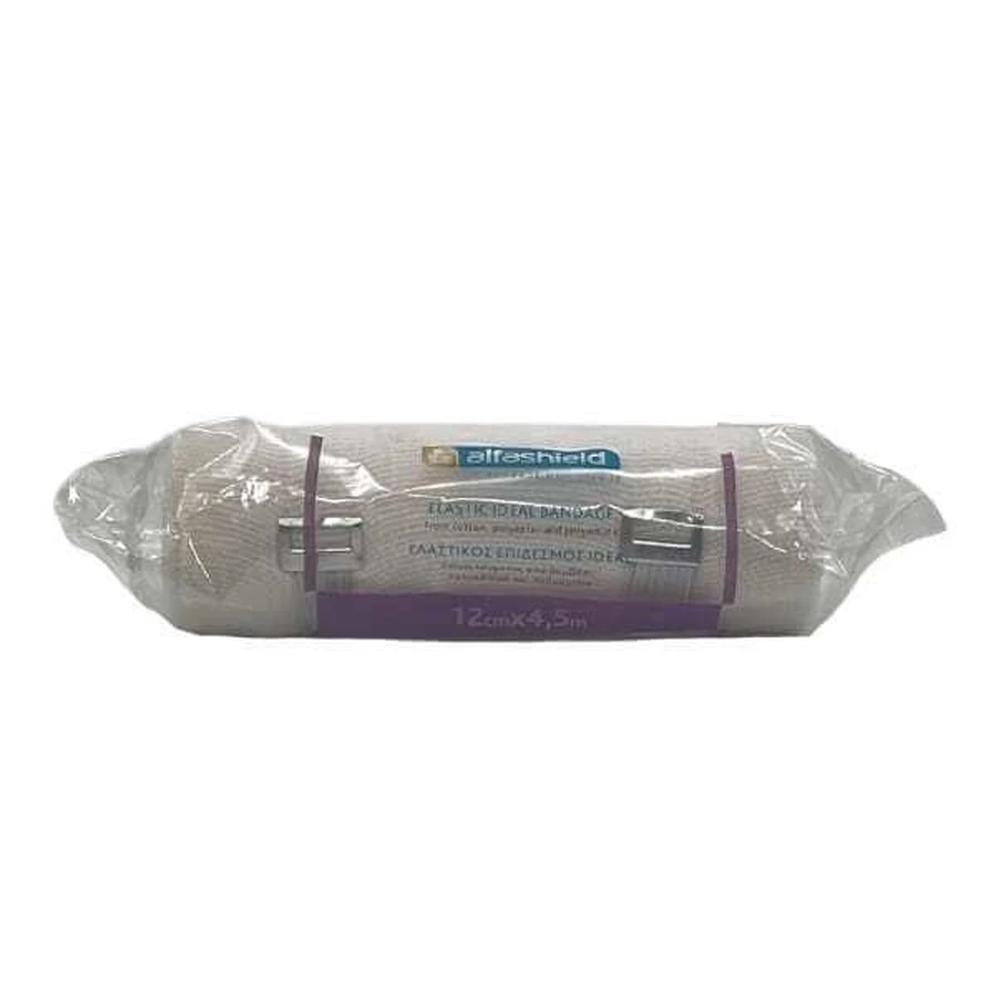 ALFASHIELD Elastisch Verband Ideaal 12cm x 4,5m 1 st.