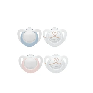 NUK Silicone Soother Star 0-6 mois 1 pièce avec étui