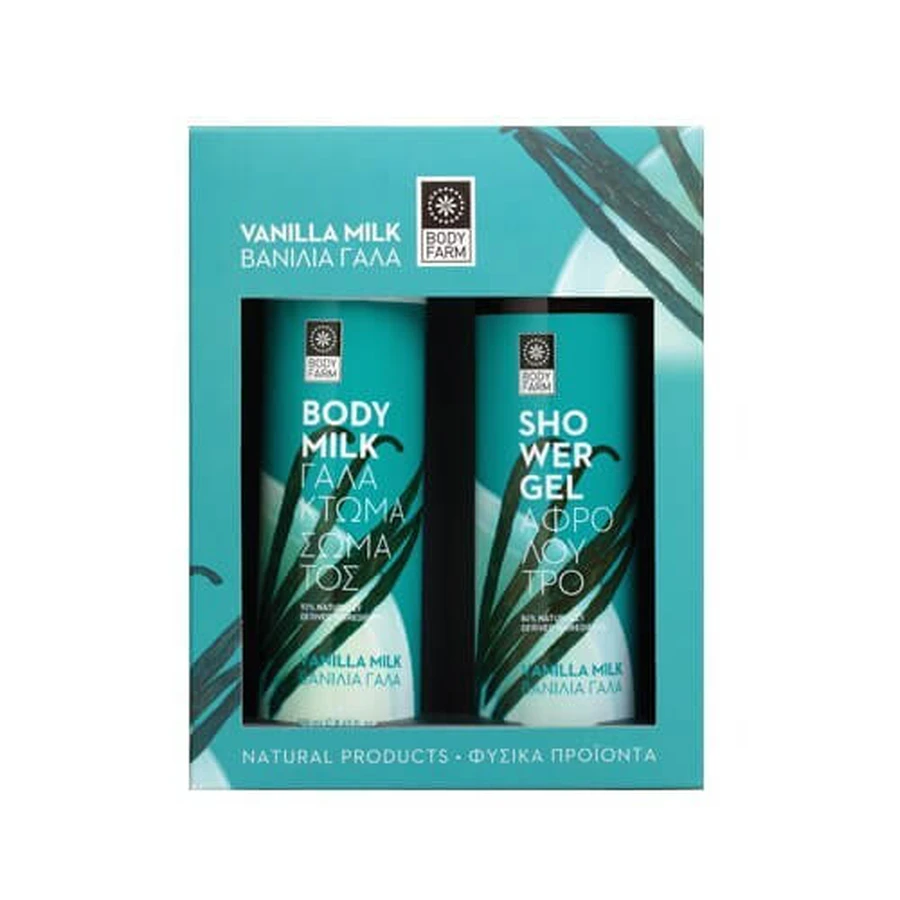 BODYFARM Set de Regalo Gel de Ducha Vainilla 250ml & Leche Corporal 250ml