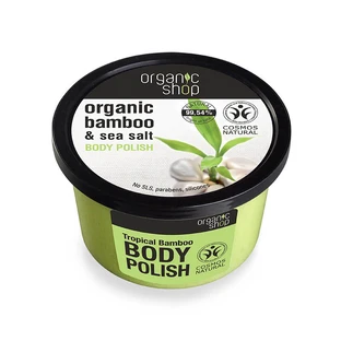 ORGANIC SHOP Body Polish Tropical Bamboo Body Scrub with Bamboo & Sea Salt 250ml