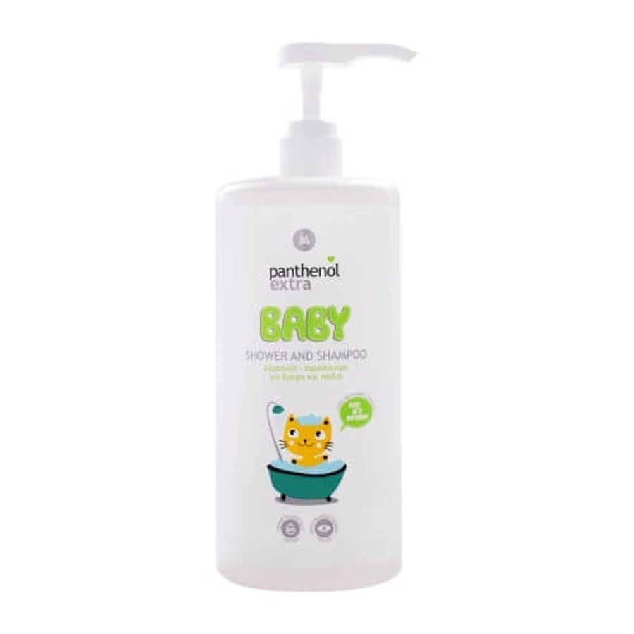 PANTHENOL Extra Baby Shower & Shampooing Baby Shower Gel - Shampooing sans savon et sans colorant 1ltr