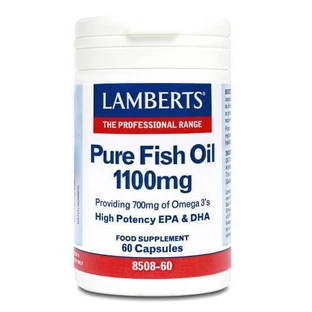 LAMBERTS Reines Fischöl 1100mg 60 Kapseln