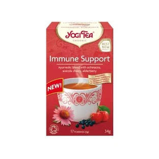 YOGI TEA Immuun Support Biologische thee voor immuunondersteuning 17 builtjes 30,6g