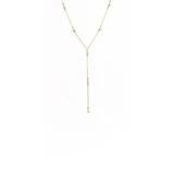 FARMA BIJOUX Hipoalergiczny naszyjnik z małymi perłami 43/12CM