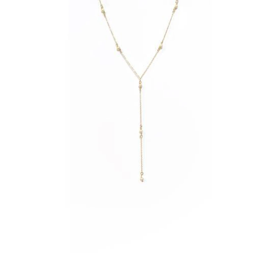 FARMA BIJOUX Collier hypoallergénique avec petites perles 43/12CM
