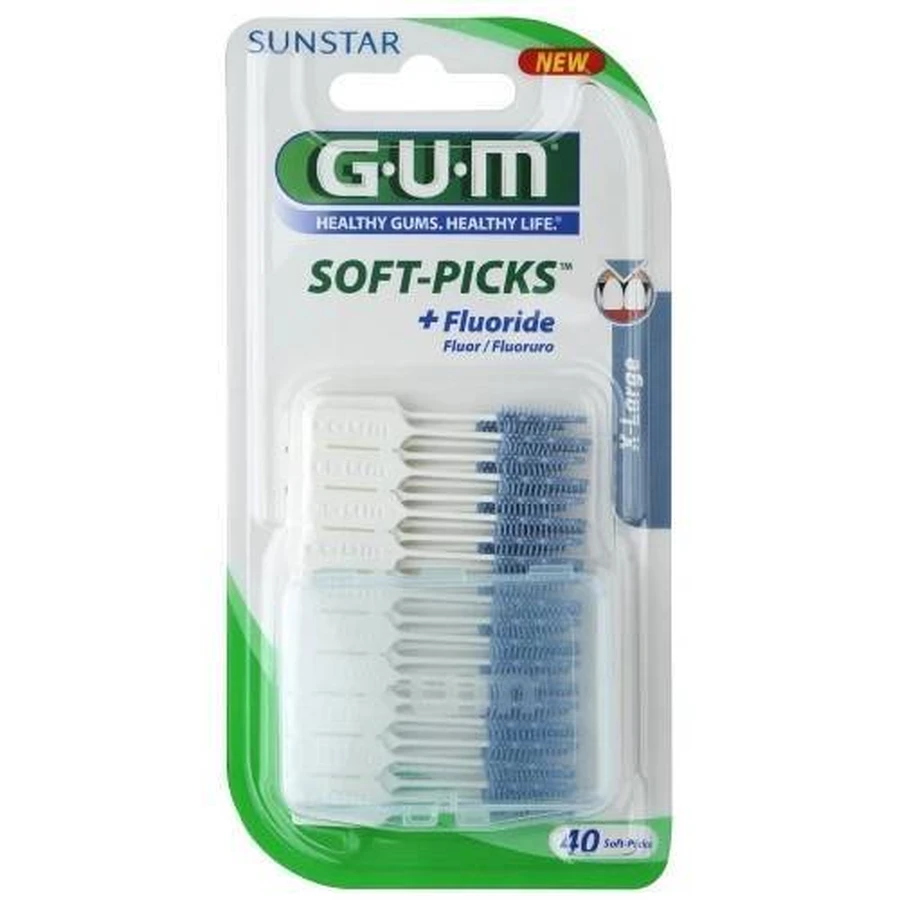 GUM Soft Picks Original Toothpicks XLarge 40 pcs.