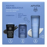 APIVITA Set Aqua Beelicious with Aqua Beelicious Hydrating Gel-Cream Rich Moisturizing Cream 40ml + Gift Aqua Beelicious Hydrating Toner 50ml + Black Dettox Cleansing Gel 15ml