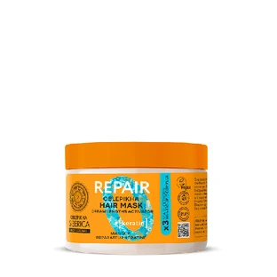 NATURA SIBERICA Oblepikha O Professional Hair Restructuring Mask with 3x Hippophae & Keratin for dry and damaged hair, 300ml