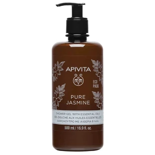 APIVITA Eco Pack Pure Jasmine Shower Gel with Essential Oils 500ml