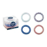 DALEE Haarspiraal Glanzende Set Kinderspiraallinten 4 stuks.