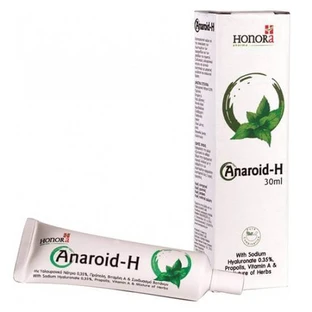 HONORA Anaroid-H Hämoroide Creme Creme zur Linderung der Symptome von Hämorrhoiden und Dehnungsstreifen des Anus 30ml