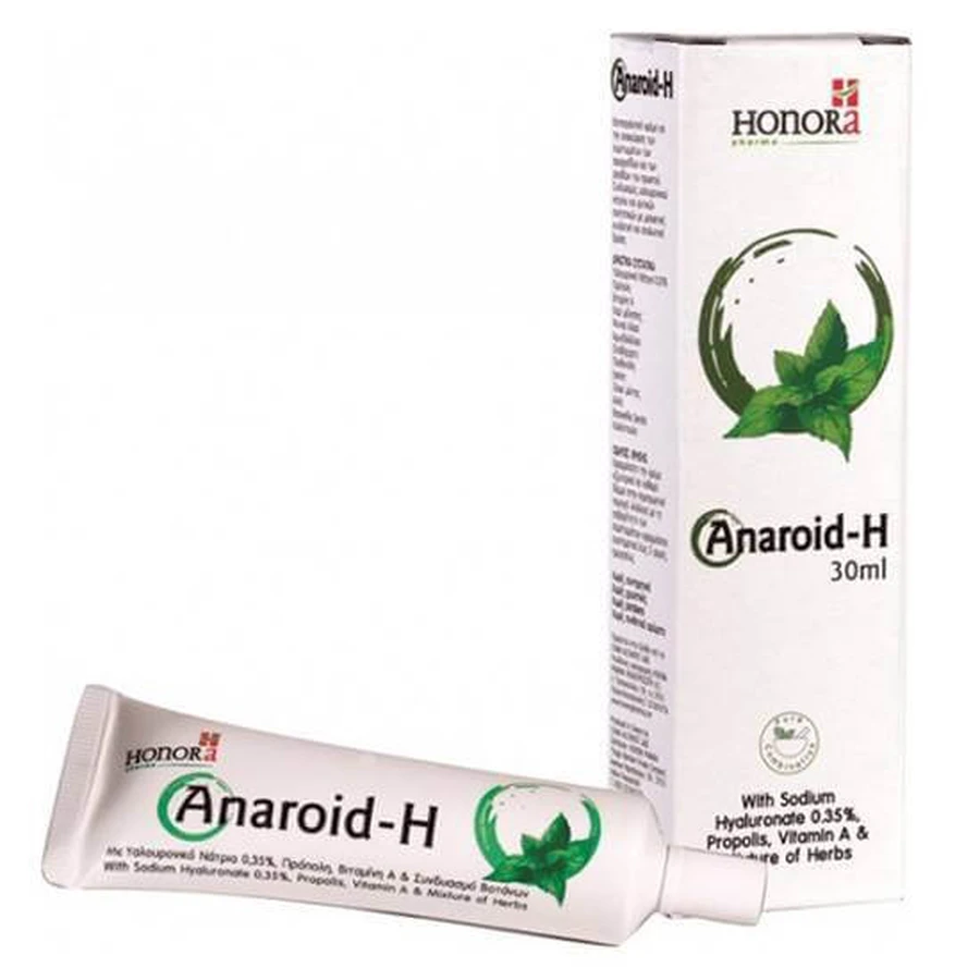 HONORA Anaroid-H Hämoroide Creme Creme zur Linderung der Symptome von Hämorrhoiden und Dehnungsstreifen des Anus 30ml