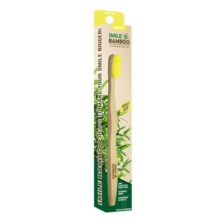 SMILE BAMBOO Adult Toothbrush Medium 1 pc - Yellow