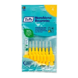 TEPE Intermediate Brushes Yellow 0,7mm 8 pcs.