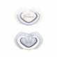 Royal Baby symmetrical silicone pacifier, 6-18 months, 2 pieces, Blue, Canpol Babies